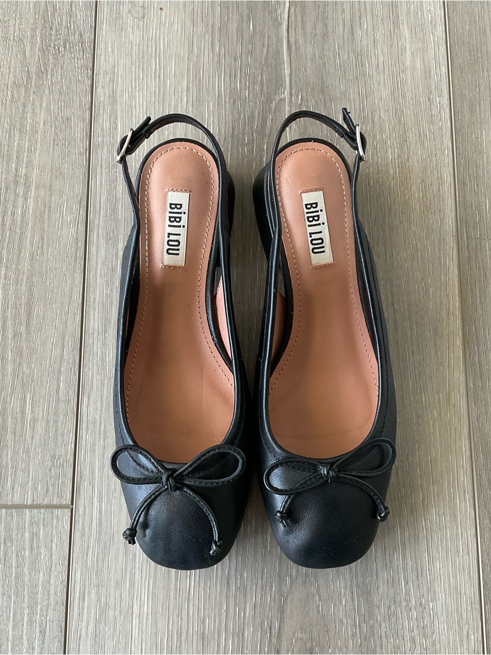 BIBI LOU Suzy Slingback Bow Heels in Black Size EU 36 - Picture 3 of 11